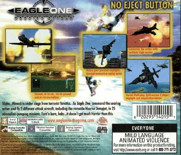 Eagle One - Harrier Attack (US) box cover back